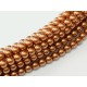 Perle Cerate in Vetro 6 mm Light Copper - 25 Pz