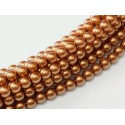 Perle Cerate in Vetro 6 mm Copper - 25 Pz