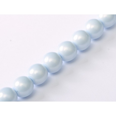 Perle Cerate in Vetro 6 mm Pastel Blue - 25 Pz