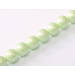 Perle Cerate in Vetro 6 mm Pastel Green 25 Pz