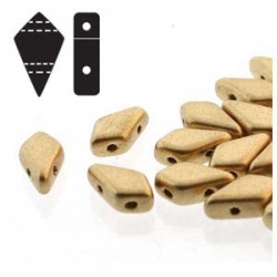 Kite Beads 9 x 5 mm Light Gold Mat - 5 g
