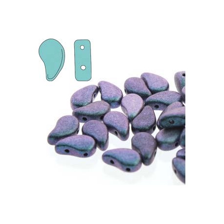 Paisley Duo 8x5 mm Polychrome Blueberry - 10 g