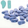 Paisley Duo 8x5 mm Metallic Suede Blue - 10 g