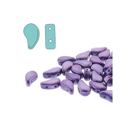 Paisley Duo 8x5 mm Metalust Purple - 10 g