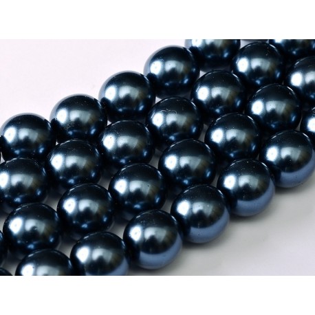 Perle Cerate in Vetro 8 mm Montana - 25 Pz