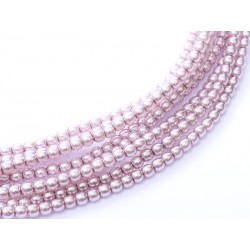 Perle Cerate in Vetro 3 mm Light Rose/Lilac 70427 - 50 Pz