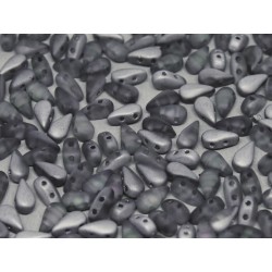 DropDuo 3 x 6 mm Crystal Vitrail Light Matted - 40 Pz