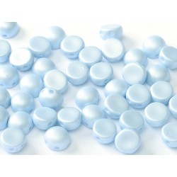 Cabochon Doppio Foro 6 mm Pastel Blue - 10 pz