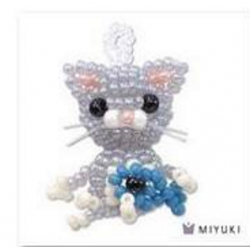 Miyuki Mascotte Kit Cat (material kit) - 1 pz