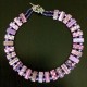 Carrier Beads in Acrilico 17x9x5 mm, Doppio Foro, Colori Trasp. Misti Casuali - 10 pz