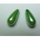 Goccia Abs 17x8 mm Light Green - 2 pz