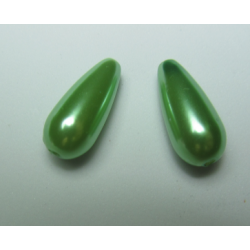 Goccia Abs 17x8 mm Light Green - 2 pz