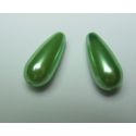 Abs Drops 17x8 mm Light Green - 2 pcs
