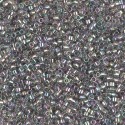 Delica Miyuki 11/0 Transparent Grey Iris - 5 g