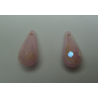 Acrylic Faceted Drops 17x9 mm Light Rose AB - 2 pcs