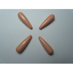 Goccia in acrilico 30x9 mm Peach - 4 pz
