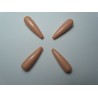 Goccia in acrilico 30x9 mm Peach - 4 pz