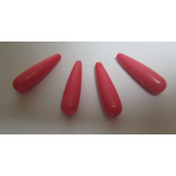 Goccia in acrilico 30x9 mm Pink - 4 pz