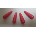 Goccia in acrilico 30x9 mm Pink - 4 pz