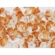 Perline Flower Cup 7x5 mm Chalk White Apricot Medium - 25 pz