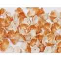 Perline Flower Cup 7x5 mm Chalk White Apricot Medium - 25 pz