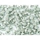 Diabolo Shape Beads 6x4 mm Silver - 30 pz