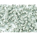 Diabolo Shape Beads 6x4 mm Silver - 30 pz