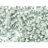 Diabolo Shape Beads 6x4 mm Silver - 30 pz