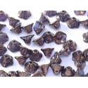 Perline Flower Cup 7x5 mm Crystal Lila Vega Luster - 25 pz