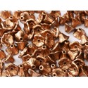 Perline Flower Cup 7x5 mm Crystal Camel Gold- 25 pz