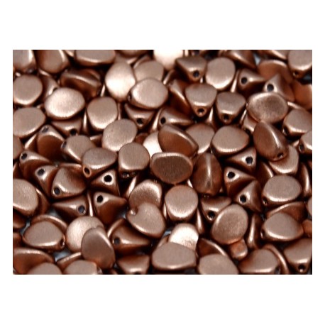 Pinch Beads 5x3 mm Vintage Copper - 10 g