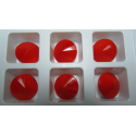 Rivoli Matubo 14 mm Coral - 1 pz