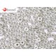 Perline O Bead 4 mm Aluminium Silver - 5 g