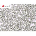 Perline O Bead 4 mm Aluminium Silver - 5 g