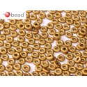 Perline O Bead 4 mm Brass Gold - 5 g