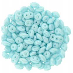 Superduo 2,5x5 mm Powdery Pastel Turquoise - 10 g