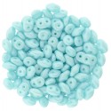 Superduo 2,5x5 mm Powdery Pastel Turquoise - 10 g