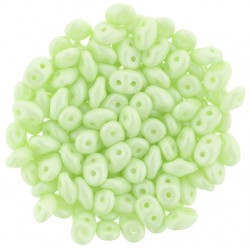 Superduo 2,5x5 mm Powdery Pastel Lime - 10 g