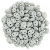 Superduo 2,5x5 mm Powdery Pastel Grey - 10 g