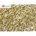 Perline O Bead 4 mm Crystal Amber - 5 g