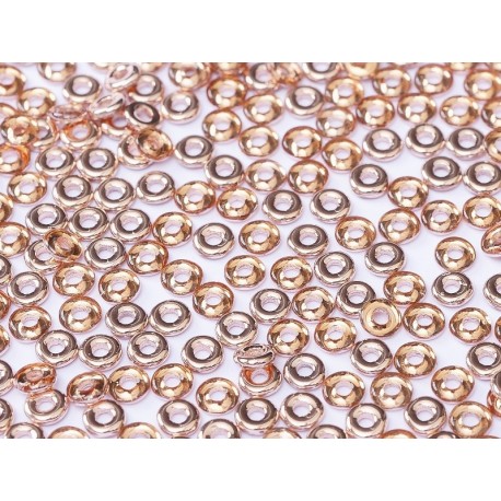 Perline O Bead 4 mm Crystal Capri Gold - 5 g