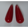Goccia Resina 33x13 mm Red Luster - 2 pz