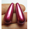Goccia Resina 33x13 mm Hot Pink Luster - 2 pz