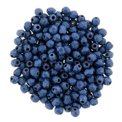Mezzo Cristallo 2 mm Metallic Suede Blue - 50 Pz