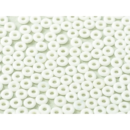 Perline O Bead 4 mm Chalk White - 5 g