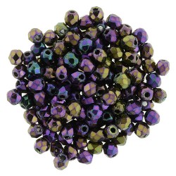Mezzo Cristallo 2 mm Iris Blue - 50 Pz