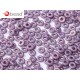 Perline O Bead 4 mm Chalk White Lila Vega Luster - 5 g