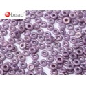 Perline O Bead 4 mm Chalk White Lila Vega Luster - 5 g