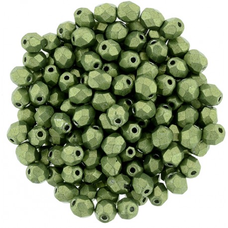 Mezzo Cristallo 4 mm Color Trends Saturated Metallic Greenery - 50 Pz