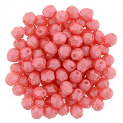 Mezzo Cristallo 4 mm Pearl Shine Rose - 50 Pz